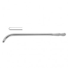 Van Buren Urethral Sound / Dilating Bougie 32 Charr. Brass - Chrome Plated, 27 cm - 10 3/4"